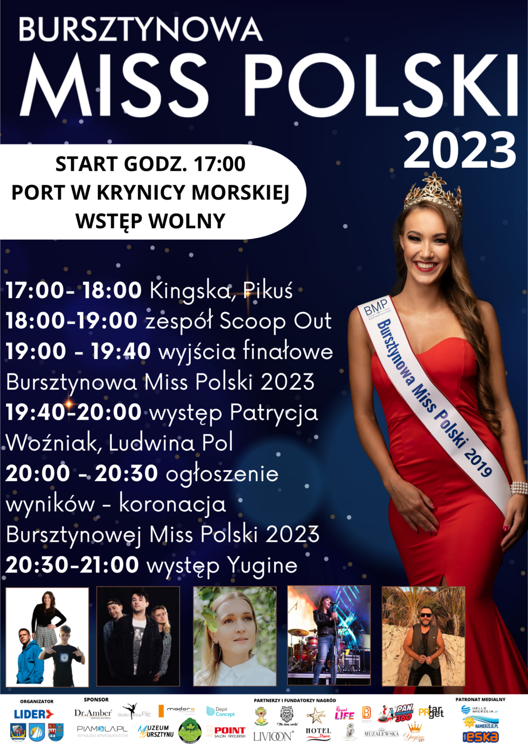 Wybory Bursztynowej Miss Polski Krynica Morska