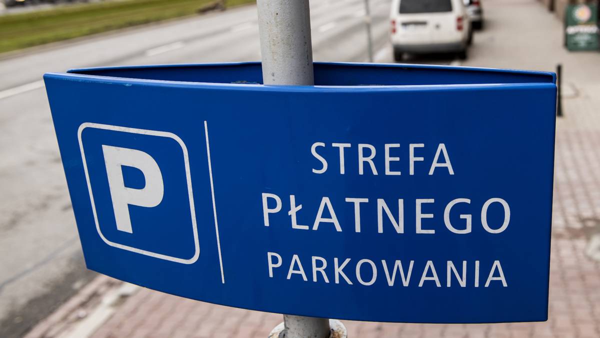 Znak z oznaczeniem Strefy Płatnego Parkowania
