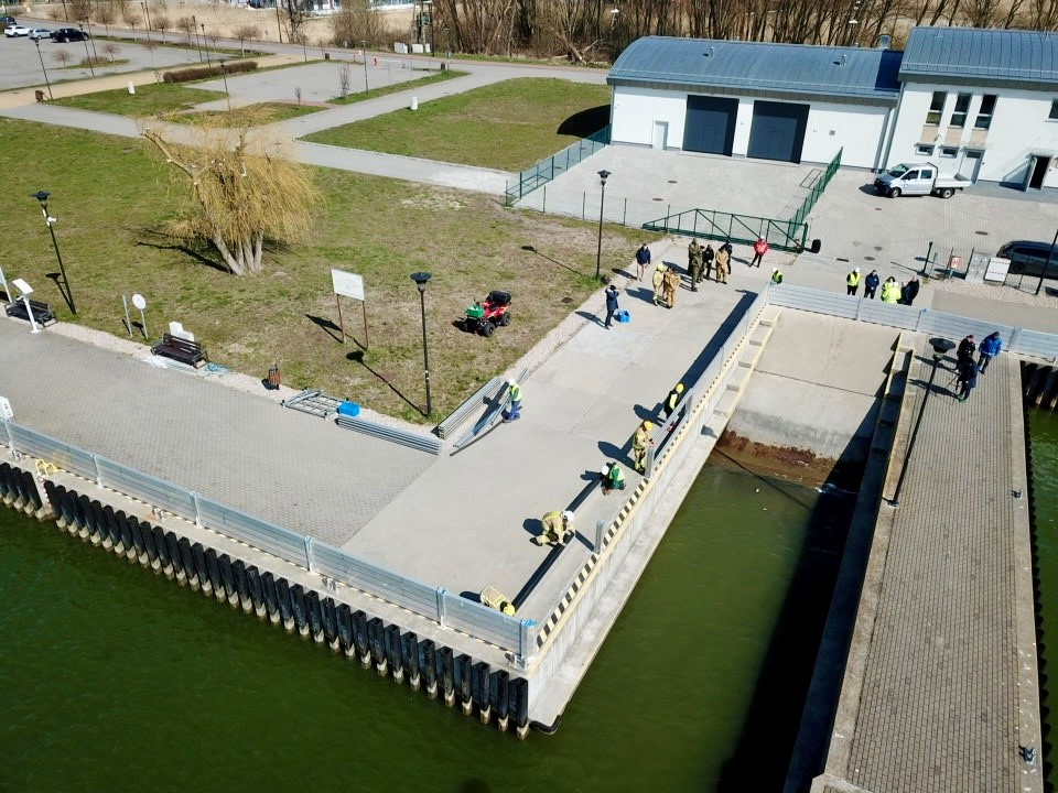 Zobacz, jak zabezpieczamy port przed powodzią!