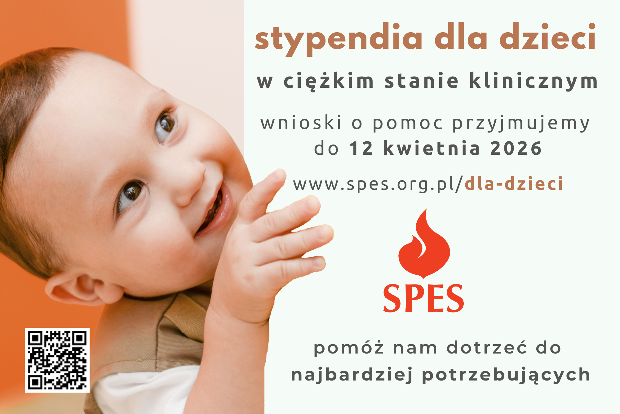 Program stypendialny SPES dla dzieci w ciężkim stanie klinicznym
