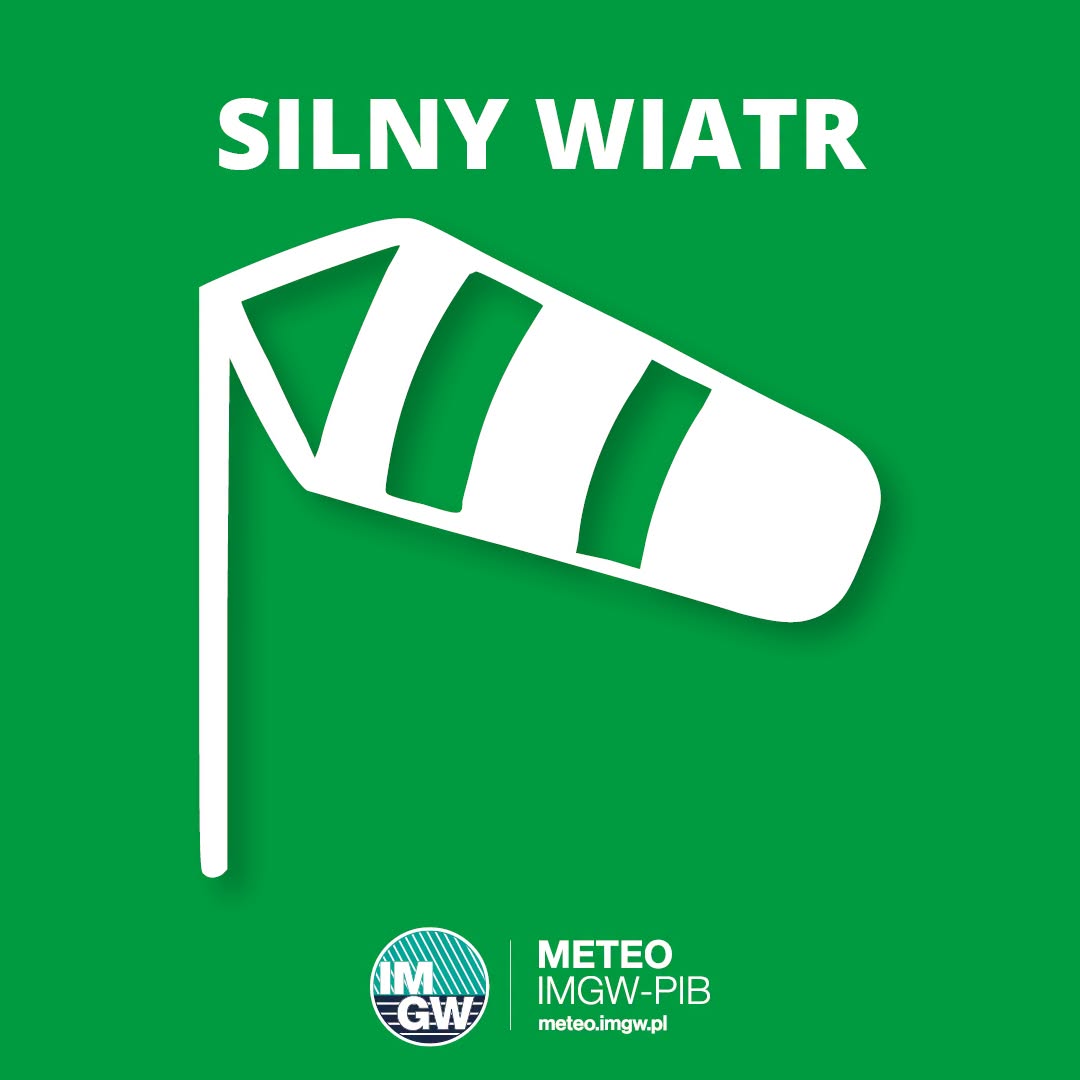 Alert pogodowy – silny wiatr nad Mierzeją Wiślaną