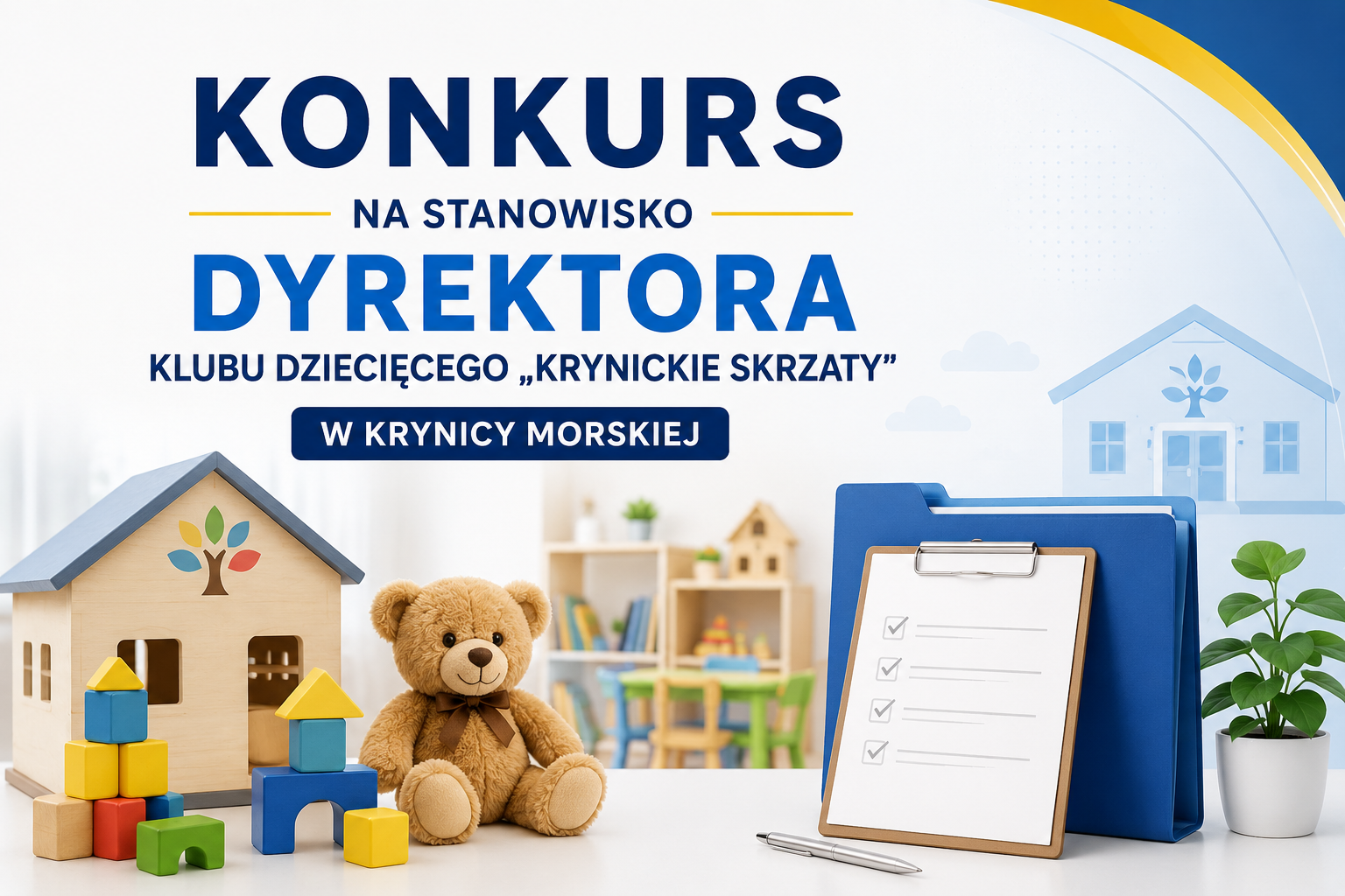 Konkurs na Dyrektora Klubu Dziecięcego