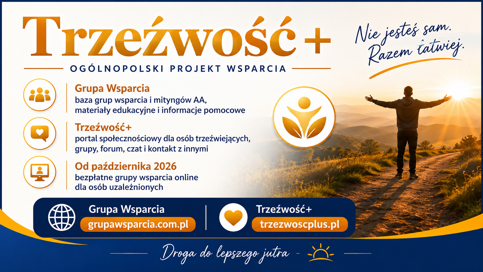 Nie jesteś sam – projekt Trzeźwość+
