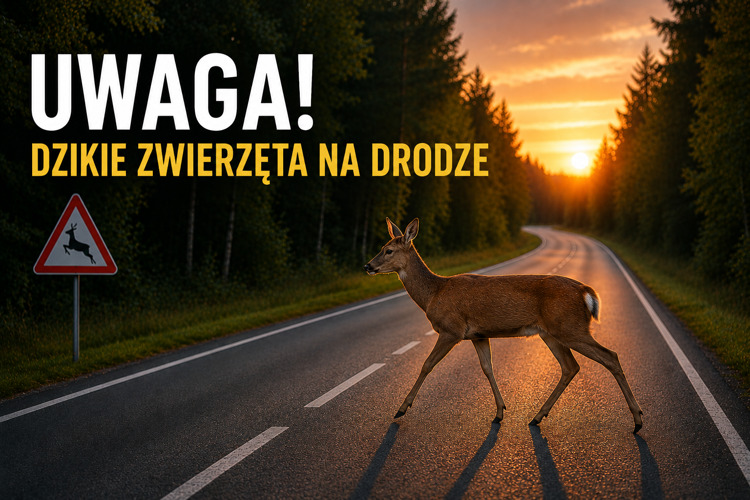 Kolizja z dzikim zwierzęciem – jak postępować?