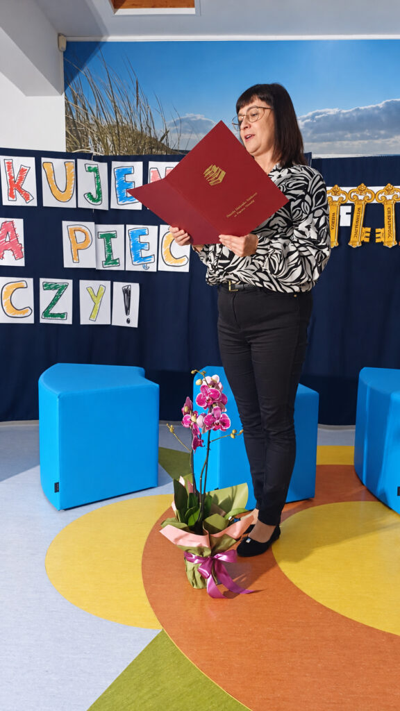 Wystąpienie podczas uroczystości Dnia Nauczyciela w szkole.